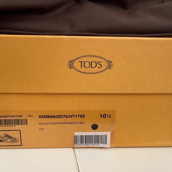 Tod\'s Italy‎ Allacciato Sportivo 69A Men\'s Sneakers Shoes, Sizes Tod\'s 10.5